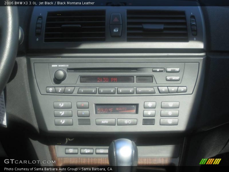 Jet Black / Black Montana Leather 2006 BMW X3 3.0i
