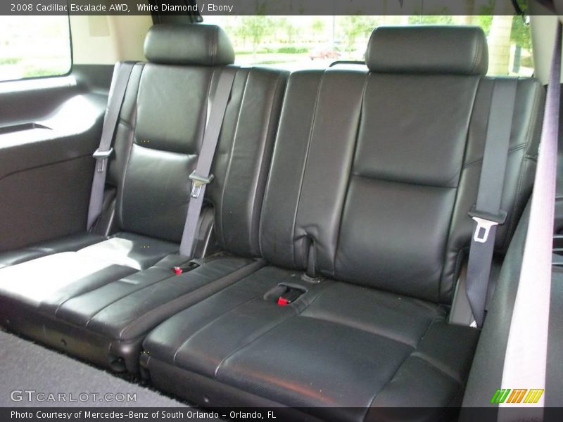 White Diamond / Ebony 2008 Cadillac Escalade AWD