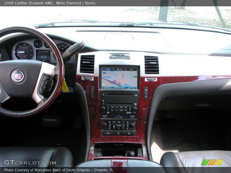 White Diamond / Ebony 2008 Cadillac Escalade AWD