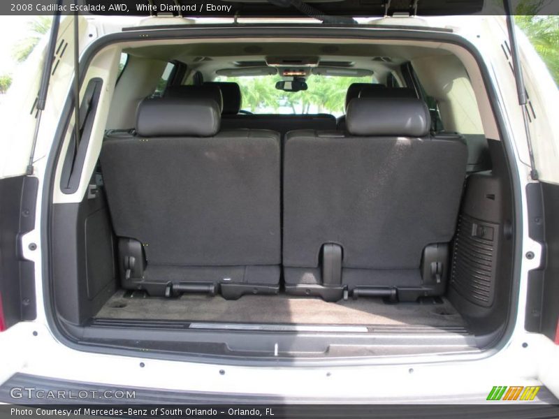White Diamond / Ebony 2008 Cadillac Escalade AWD