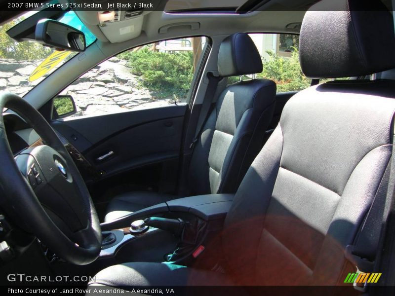 Jet Black / Black 2007 BMW 5 Series 525xi Sedan
