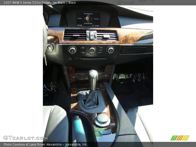 Jet Black / Black 2007 BMW 5 Series 525xi Sedan
