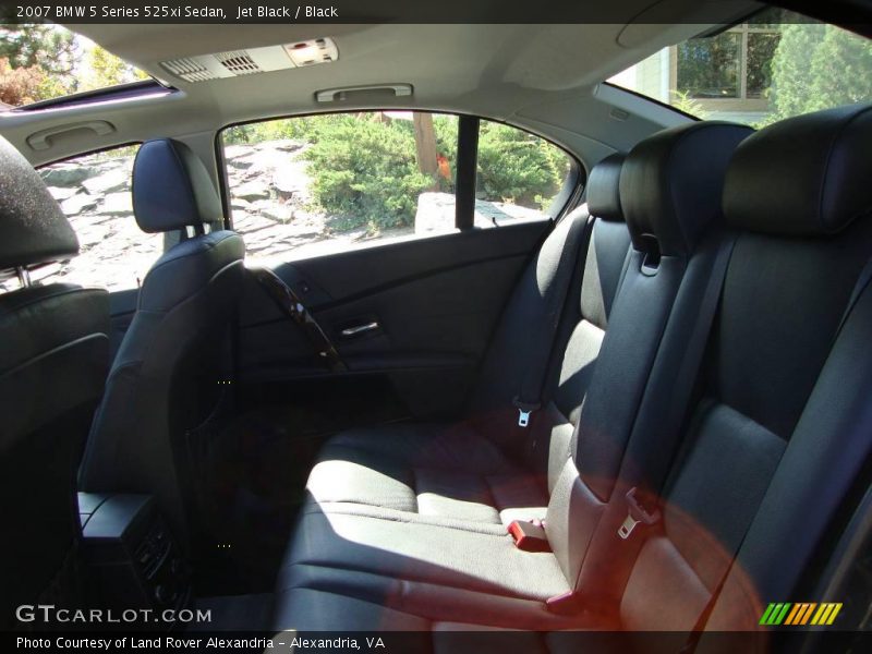 Jet Black / Black 2007 BMW 5 Series 525xi Sedan