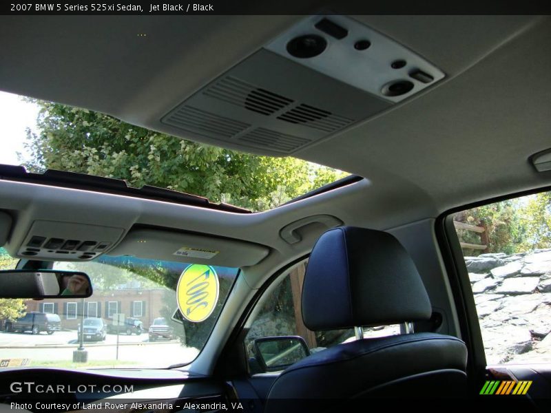 Jet Black / Black 2007 BMW 5 Series 525xi Sedan