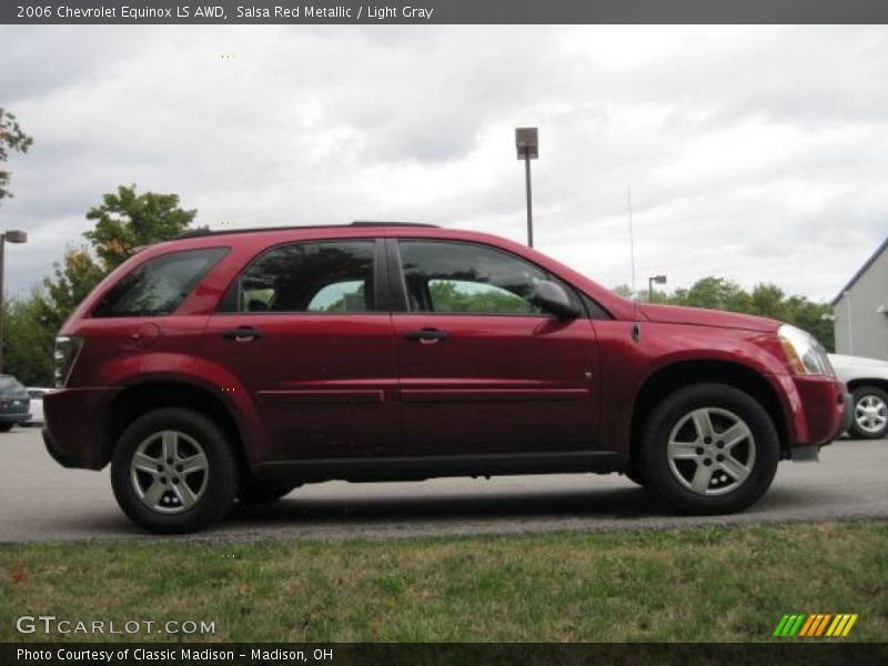 Salsa Red Metallic / Light Gray 2006 Chevrolet Equinox LS AWD