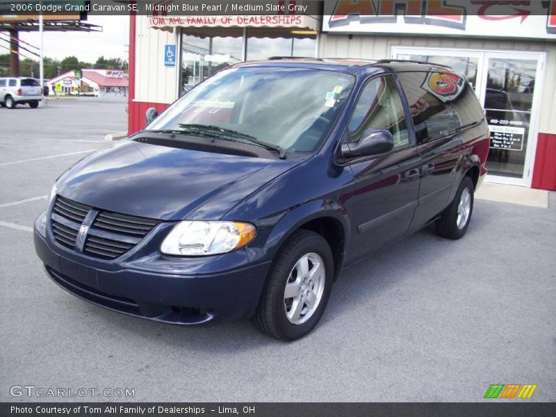 Midnight Blue Pearl / Medium Slate Gray 2006 Dodge Grand Caravan SE