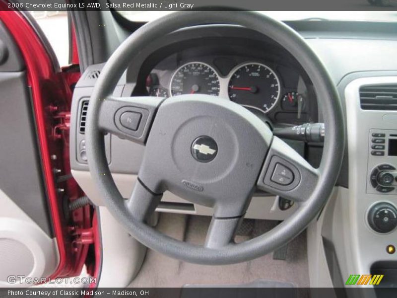 Salsa Red Metallic / Light Gray 2006 Chevrolet Equinox LS AWD