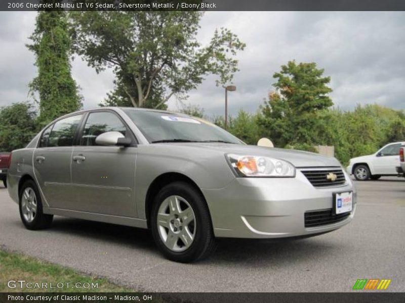 Silverstone Metallic / Ebony Black 2006 Chevrolet Malibu LT V6 Sedan