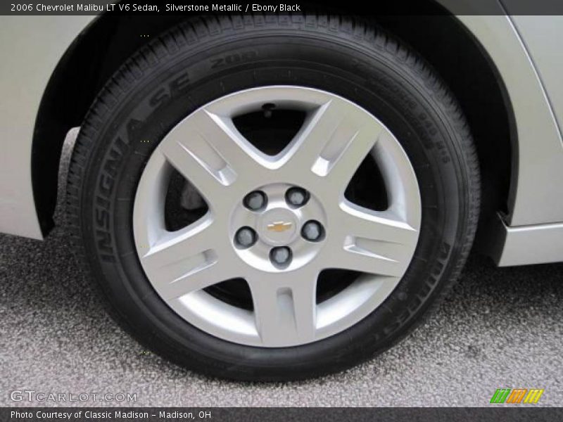 Silverstone Metallic / Ebony Black 2006 Chevrolet Malibu LT V6 Sedan