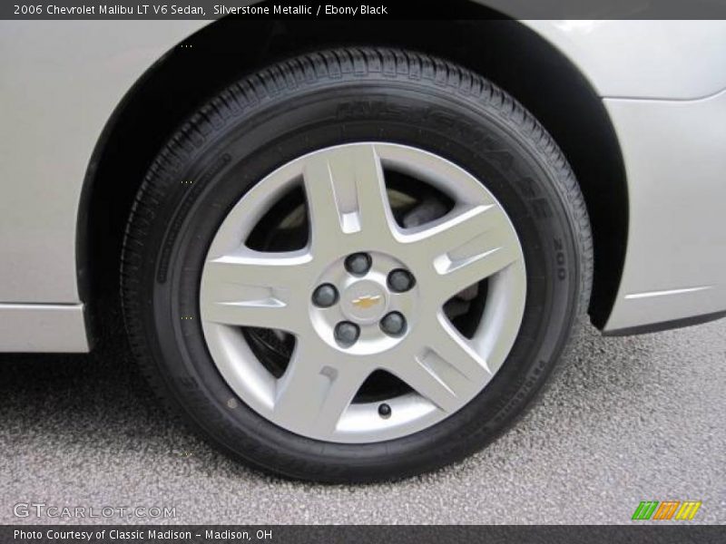 Silverstone Metallic / Ebony Black 2006 Chevrolet Malibu LT V6 Sedan