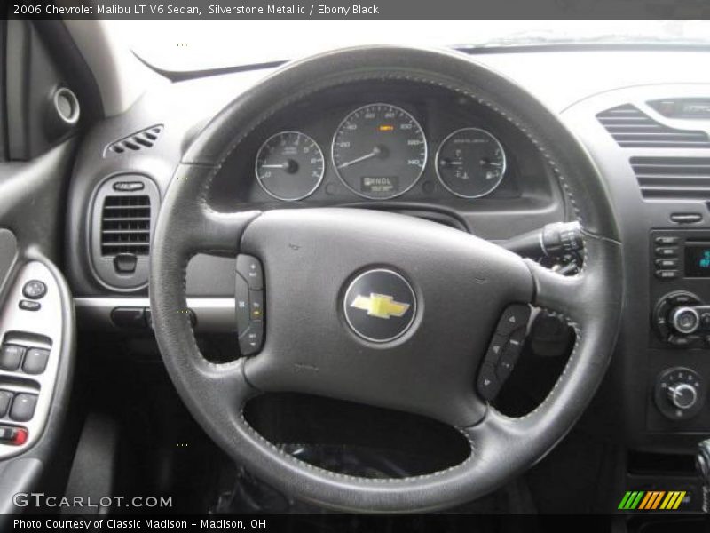 Silverstone Metallic / Ebony Black 2006 Chevrolet Malibu LT V6 Sedan