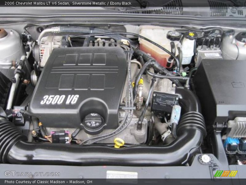 Silverstone Metallic / Ebony Black 2006 Chevrolet Malibu LT V6 Sedan