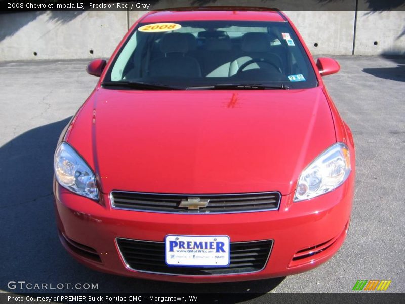 Precision Red / Gray 2008 Chevrolet Impala LS