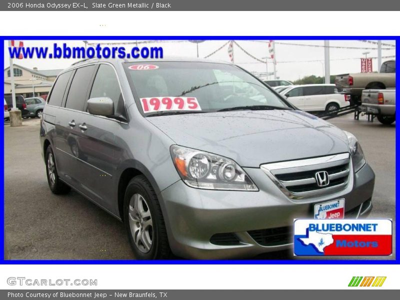 Slate Green Metallic / Black 2006 Honda Odyssey EX-L