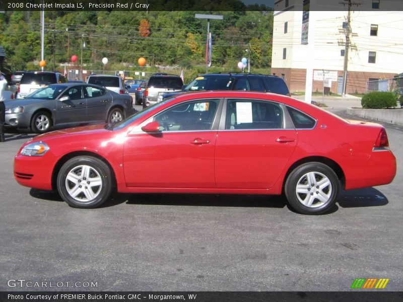 Precision Red / Gray 2008 Chevrolet Impala LS