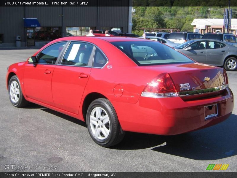 Precision Red / Gray 2008 Chevrolet Impala LS