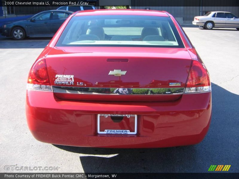 Precision Red / Gray 2008 Chevrolet Impala LS