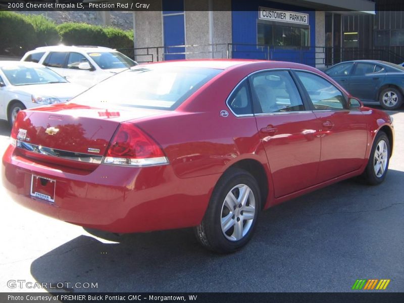 Precision Red / Gray 2008 Chevrolet Impala LS