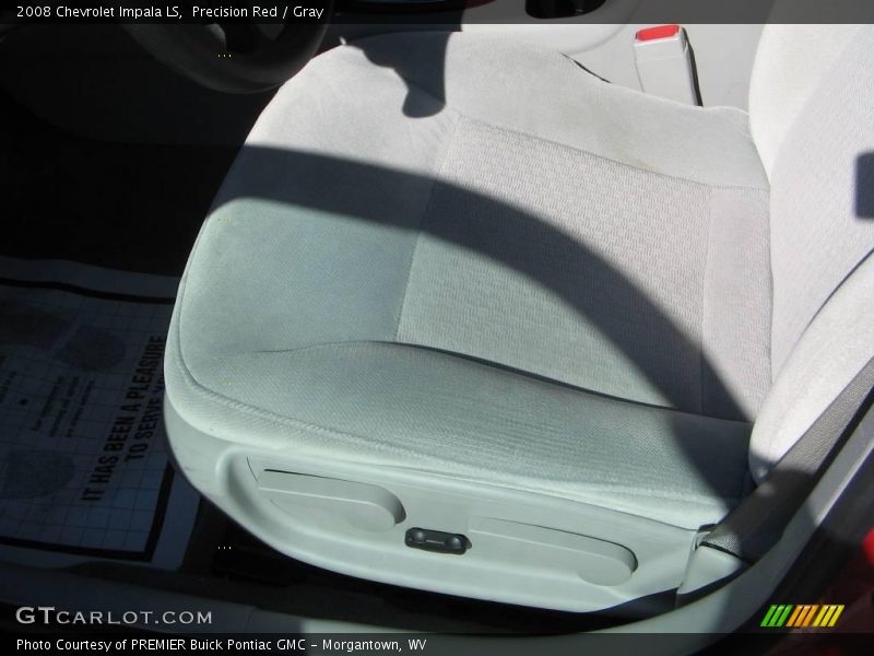 Precision Red / Gray 2008 Chevrolet Impala LS