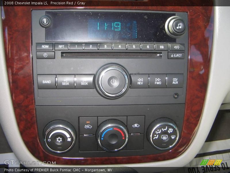 Precision Red / Gray 2008 Chevrolet Impala LS