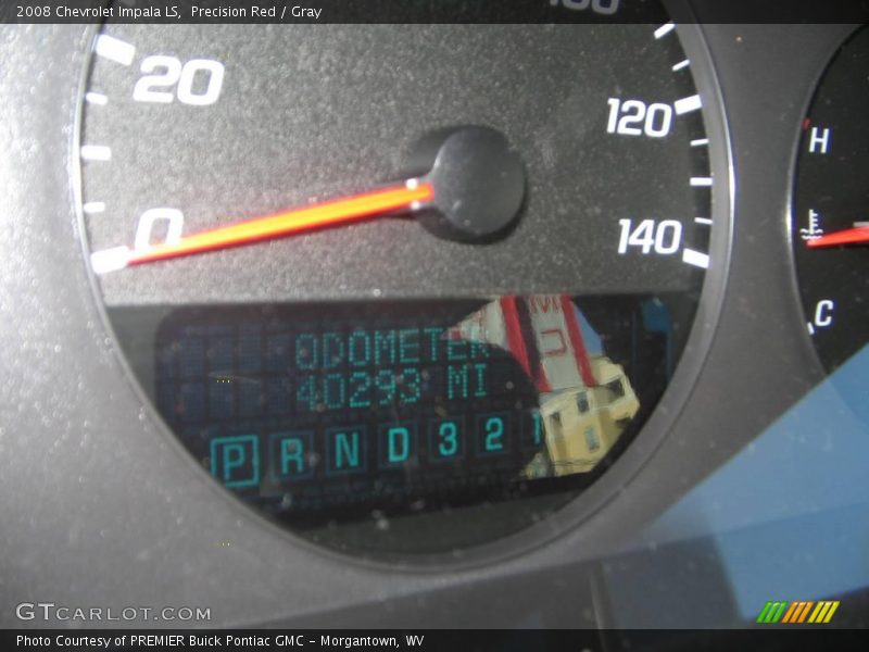 Precision Red / Gray 2008 Chevrolet Impala LS