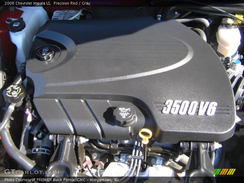 Precision Red / Gray 2008 Chevrolet Impala LS