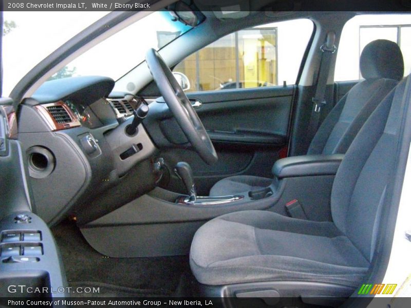 White / Ebony Black 2008 Chevrolet Impala LT