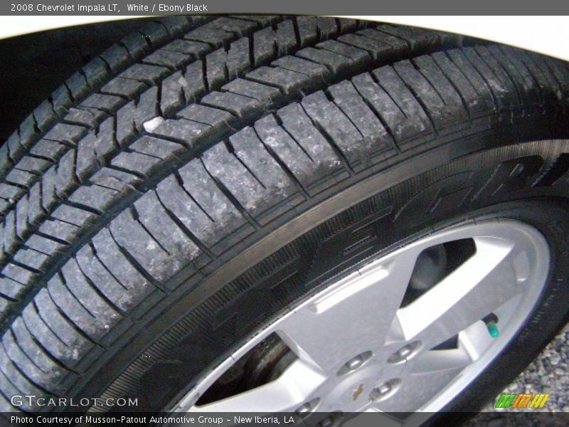 White / Ebony Black 2008 Chevrolet Impala LT