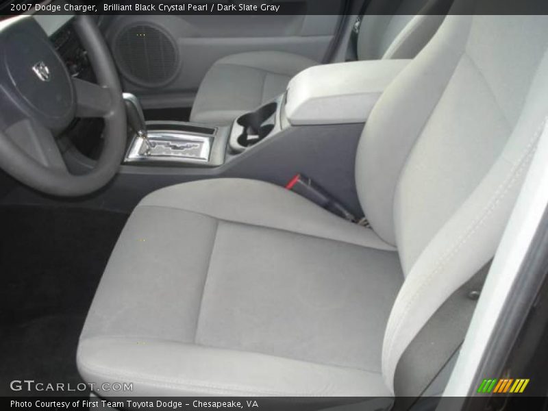 Brilliant Black Crystal Pearl / Dark Slate Gray 2007 Dodge Charger