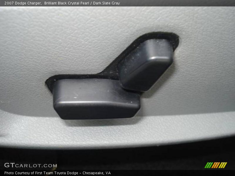 Brilliant Black Crystal Pearl / Dark Slate Gray 2007 Dodge Charger