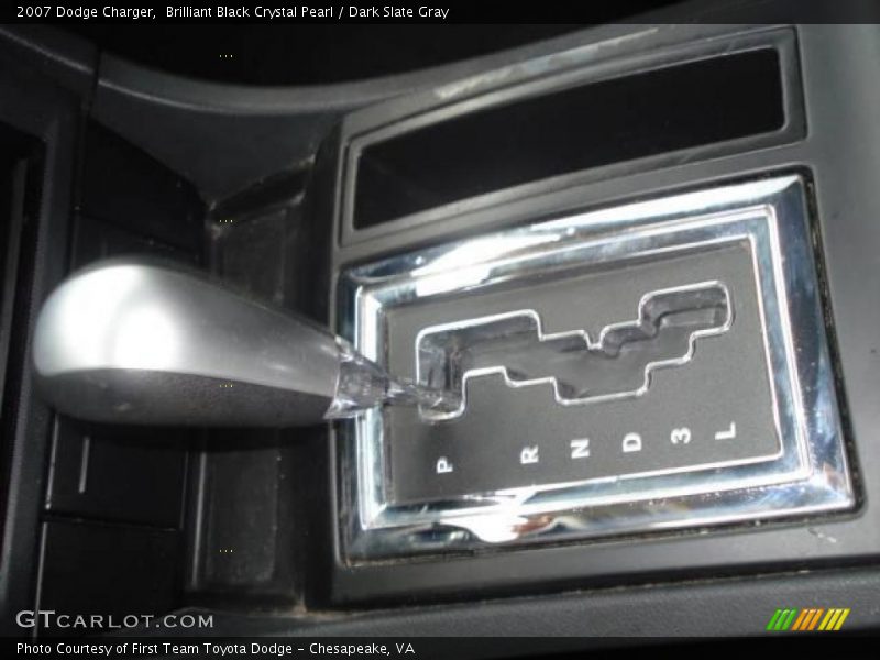 Brilliant Black Crystal Pearl / Dark Slate Gray 2007 Dodge Charger