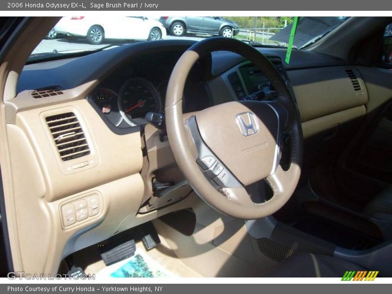 Sage Brush Pearl / Ivory 2006 Honda Odyssey EX-L