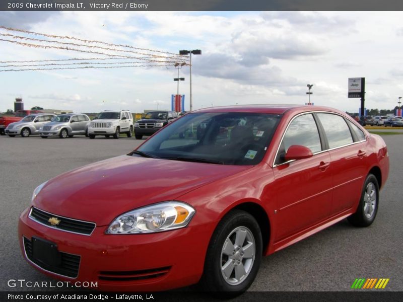 Victory Red / Ebony 2009 Chevrolet Impala LT