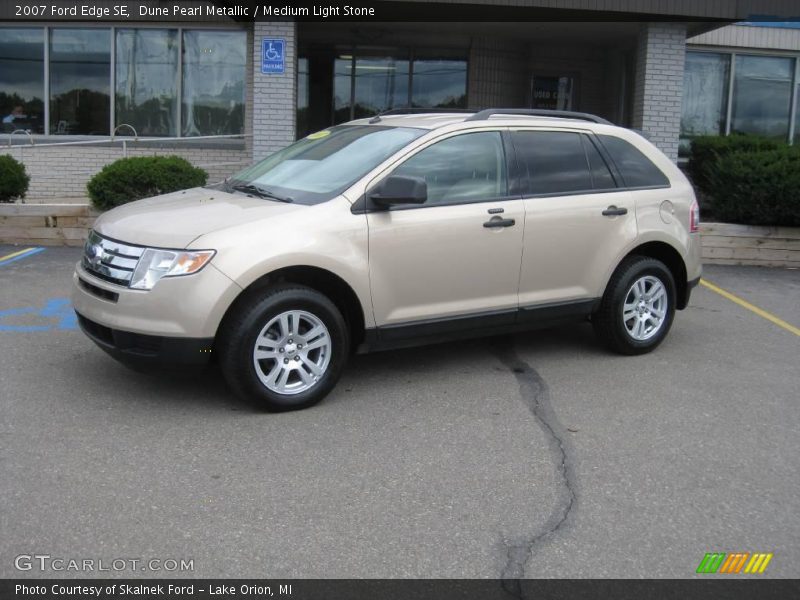 Dune Pearl Metallic / Medium Light Stone 2007 Ford Edge SE