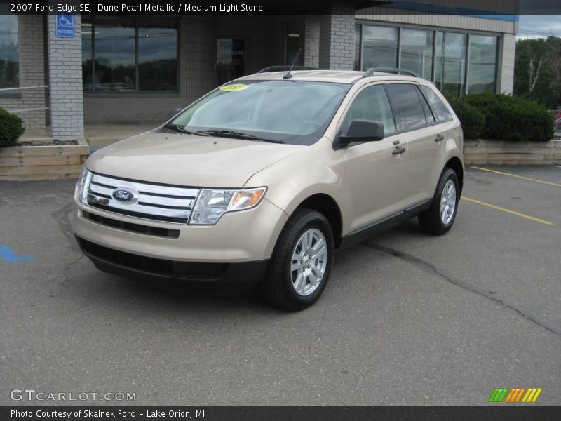 Dune Pearl Metallic / Medium Light Stone 2007 Ford Edge SE