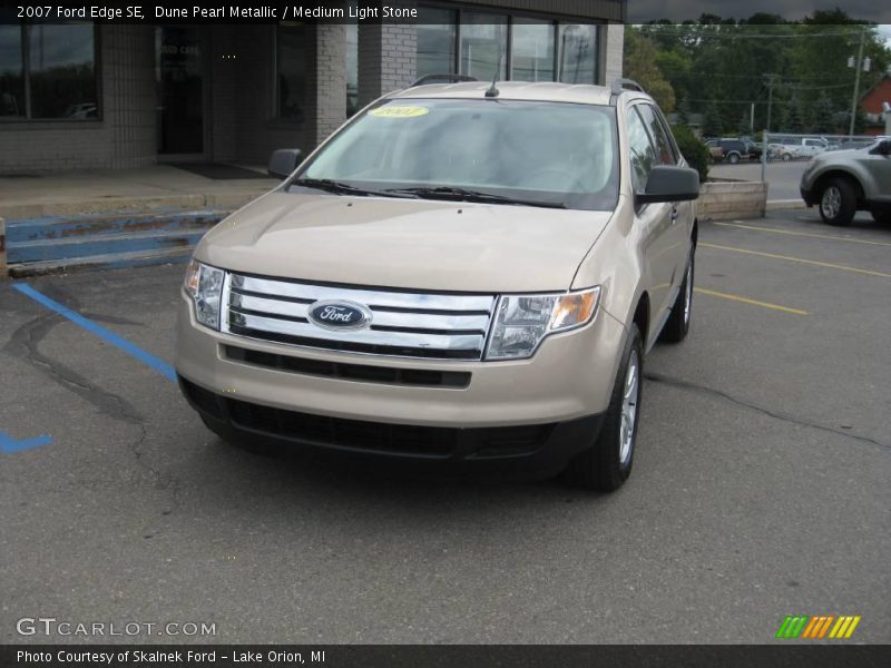 Dune Pearl Metallic / Medium Light Stone 2007 Ford Edge SE