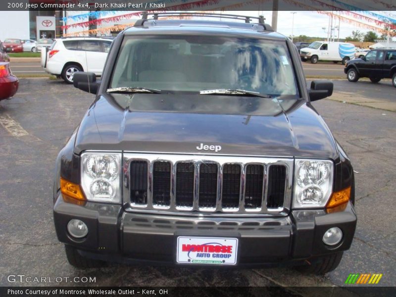 Dark Khaki Pearl / Khaki 2006 Jeep Commander 4x4