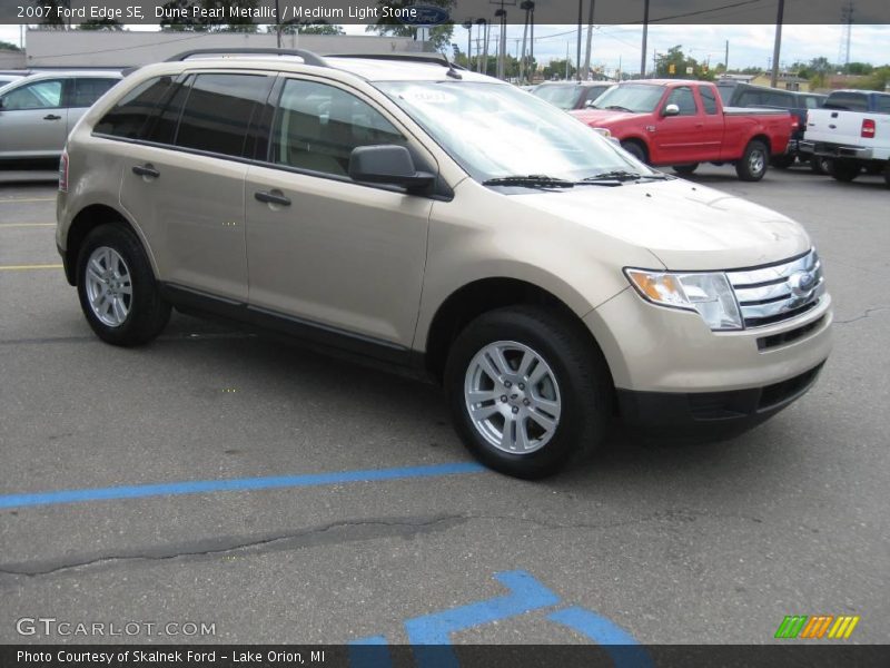 Dune Pearl Metallic / Medium Light Stone 2007 Ford Edge SE