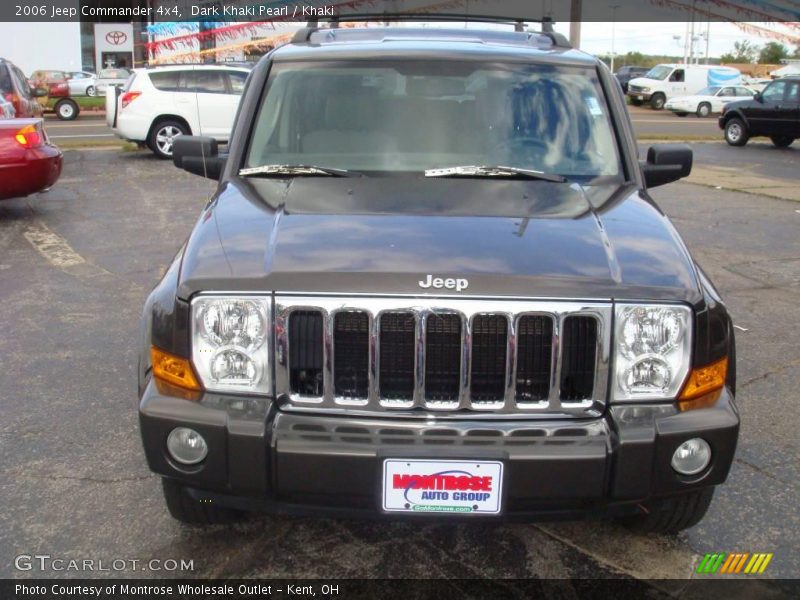 Dark Khaki Pearl / Khaki 2006 Jeep Commander 4x4