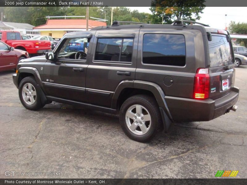 Dark Khaki Pearl / Khaki 2006 Jeep Commander 4x4