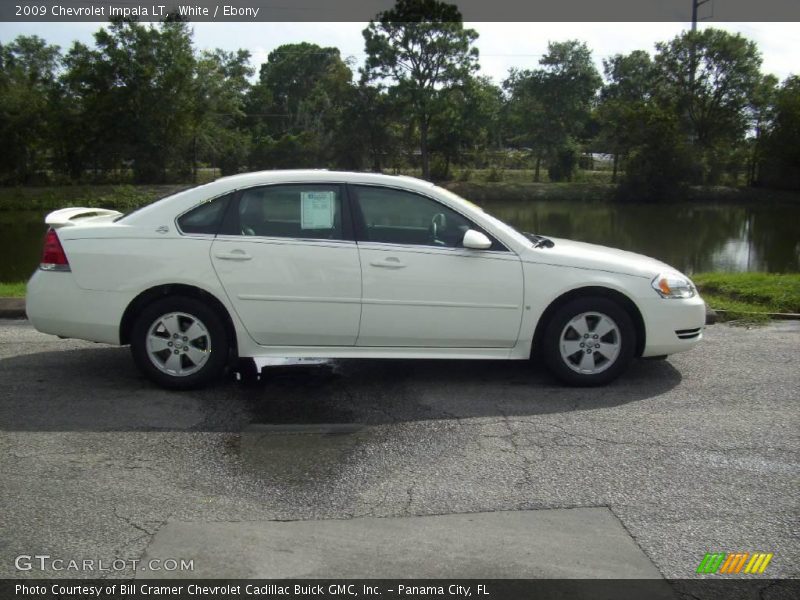 White / Ebony 2009 Chevrolet Impala LT