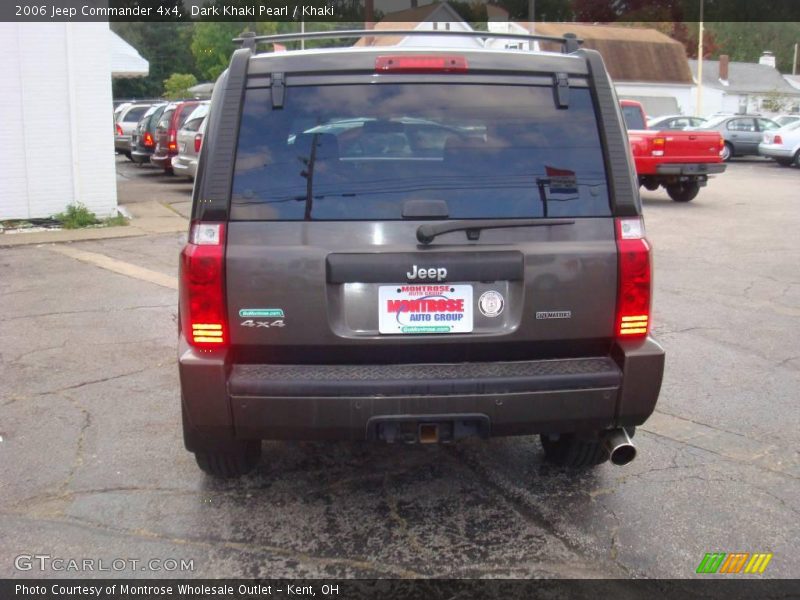 Dark Khaki Pearl / Khaki 2006 Jeep Commander 4x4