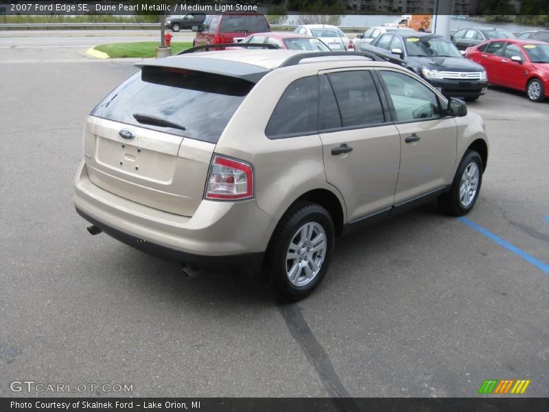 Dune Pearl Metallic / Medium Light Stone 2007 Ford Edge SE