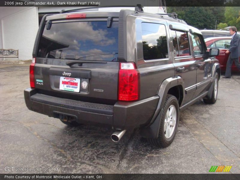 Dark Khaki Pearl / Khaki 2006 Jeep Commander 4x4