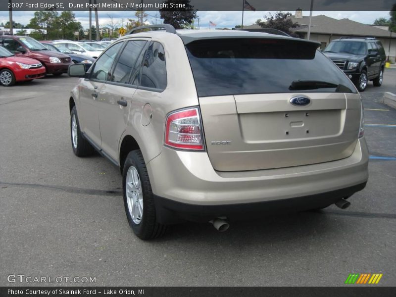 Dune Pearl Metallic / Medium Light Stone 2007 Ford Edge SE