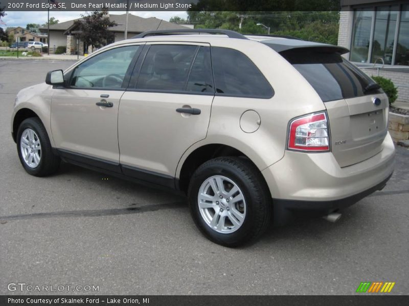 Dune Pearl Metallic / Medium Light Stone 2007 Ford Edge SE