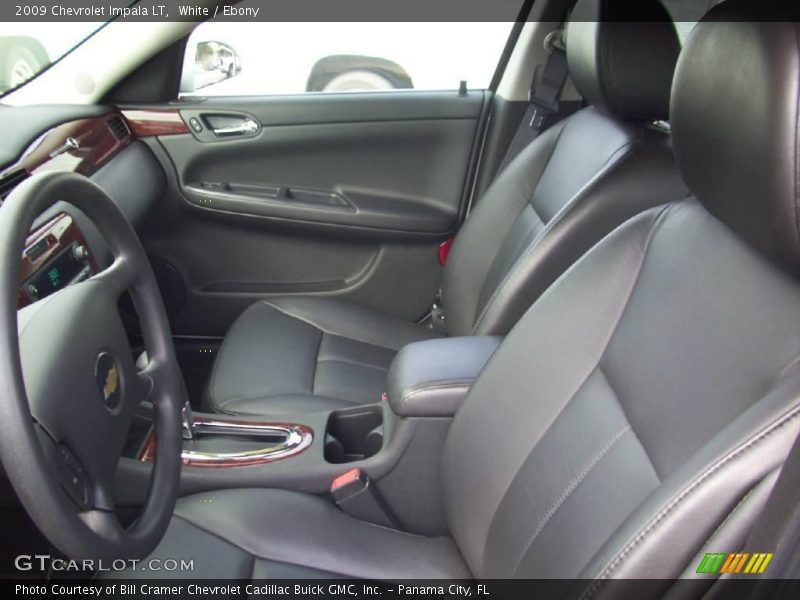 White / Ebony 2009 Chevrolet Impala LT