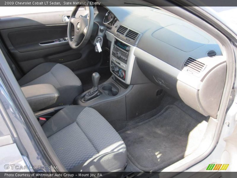 Slate Metallic / Ebony 2009 Chevrolet Cobalt LT Sedan