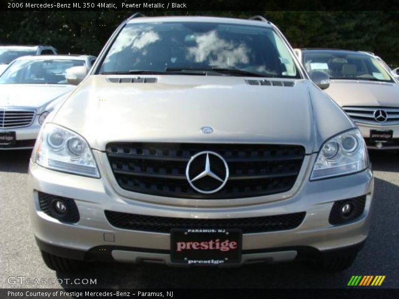Pewter Metallic / Black 2006 Mercedes-Benz ML 350 4Matic