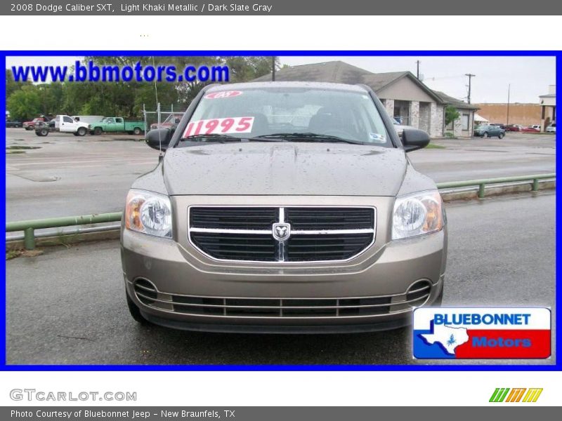 Light Khaki Metallic / Dark Slate Gray 2008 Dodge Caliber SXT